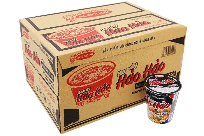 Mì Ly Hảo Hảo - Thịt Bằm Bí Đỏ