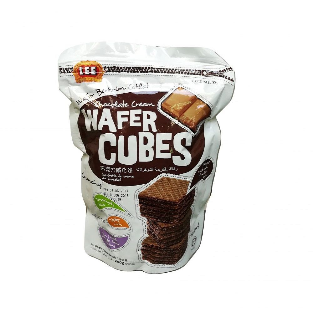 Bánh Xốp Lee Biscuit Kem Wafers Hương Sô Cô La 200g