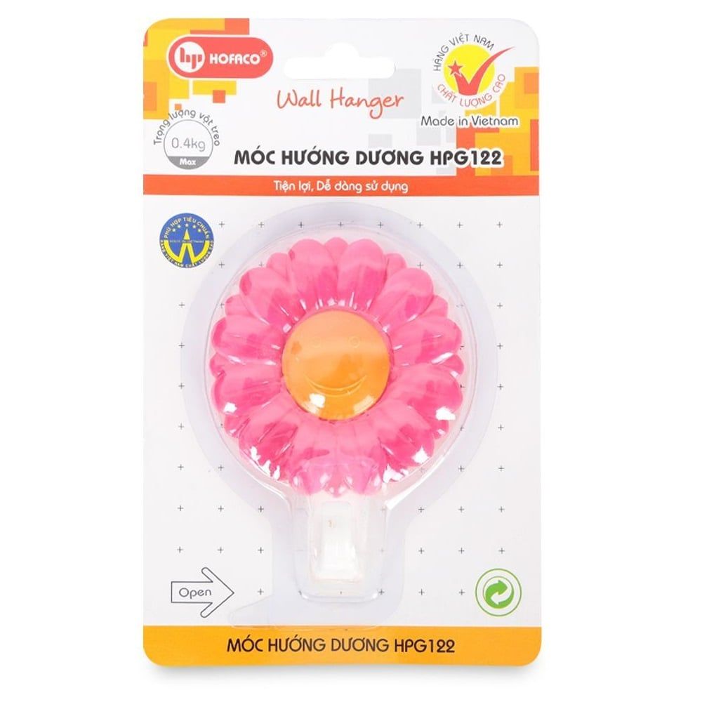 Móc Dán Tường Hofaco Móc Hướng Dương HPG 122
