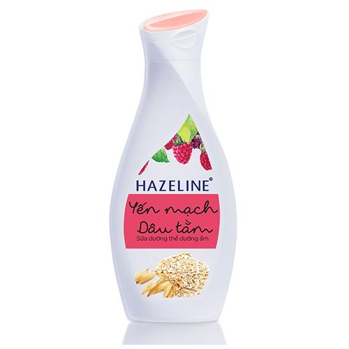 Hazeline sữa dưỡng thể yến mạch& dâu tằm 230ml