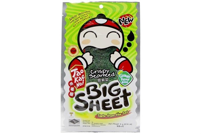 Snack Rong Biển Tao Kae Noi Big Sheet Vị Truyền Thống (4g)