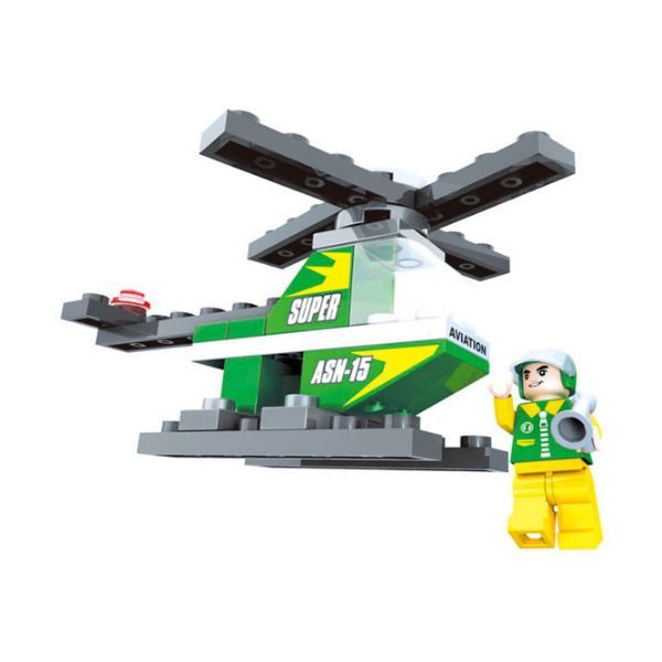 Đồ Chơi Lắp Ráp Ausini - Thành Phố Hiện Đại - Trực Thăng 25102 (33 Mảnh Ghép)