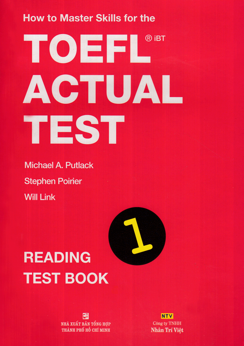 How To Master Skills For The TOEFL iBT Actual Test - Reading Test Book 1