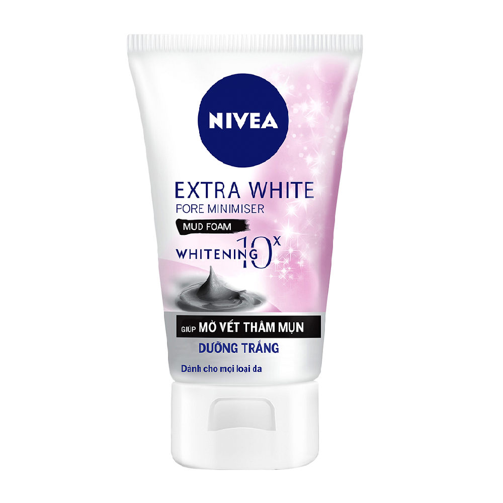 Sữa Rửa Mặt Khoáng Chất Nivea Giúp Trắng Da và Se Khít Lỗ Chân Lông (50g)