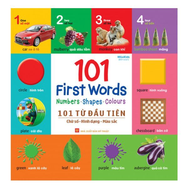 101 từ đầu tiên: Chữ số - Hình dạng -Mùa sắc B47