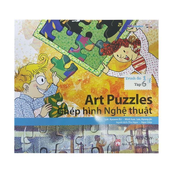 All Story - Art Puzzles - Ghép Hình Nghệ Thuật - Trình Độ 1 (Tập 6) - Song Ngữ Anh Việt