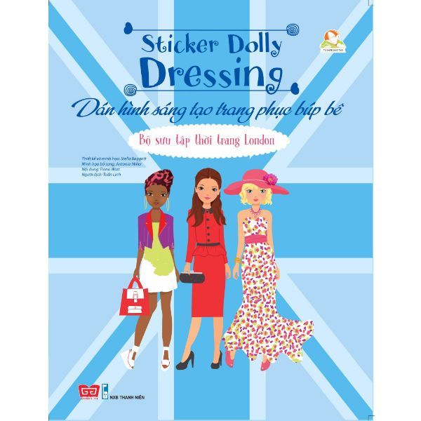 Sticker Dolly Dressing - Dán Hình Sáng Tạo Trang Phục Búp Bê - Bộ Sưu Tập Thời Trang London (Tái Bản)