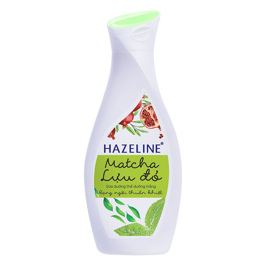  Sữa Dưỡng Thể Hazeline Matcha Lựu Đỏ - Trắng Da Rạng Ngời Thuần Khiết ( 230ml) 