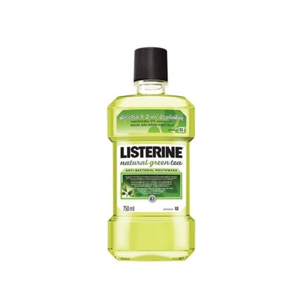  Nước Súc Miệng Trà Xanh Tự Nhiên Listerine Natural Green Tea (250ml) 