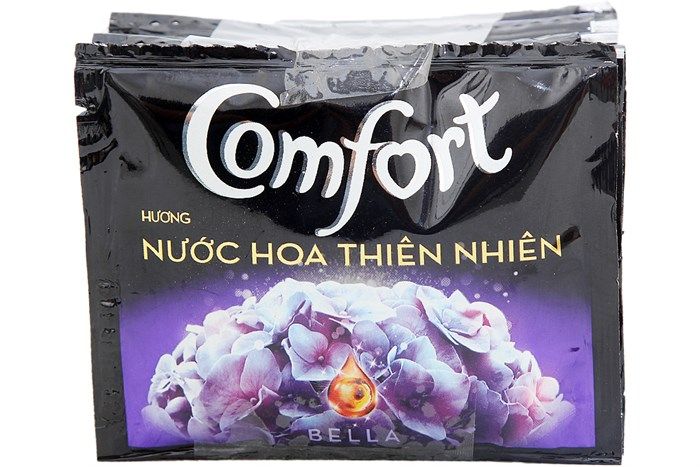 Nước Xả Vải Comfort Hương Nước Hoa Thiên Nhiên Bella Gói 21ml (10 gói)