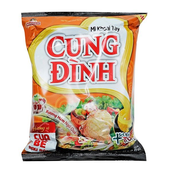 Mì Gói Khoai Tây Cung Đình - Hương Vị Cua Bể Rau Răm (80g)
