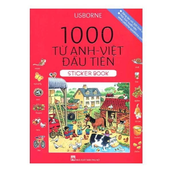  1000 Từ Anh - Việt Đầu Tiên (Sticker Book) 