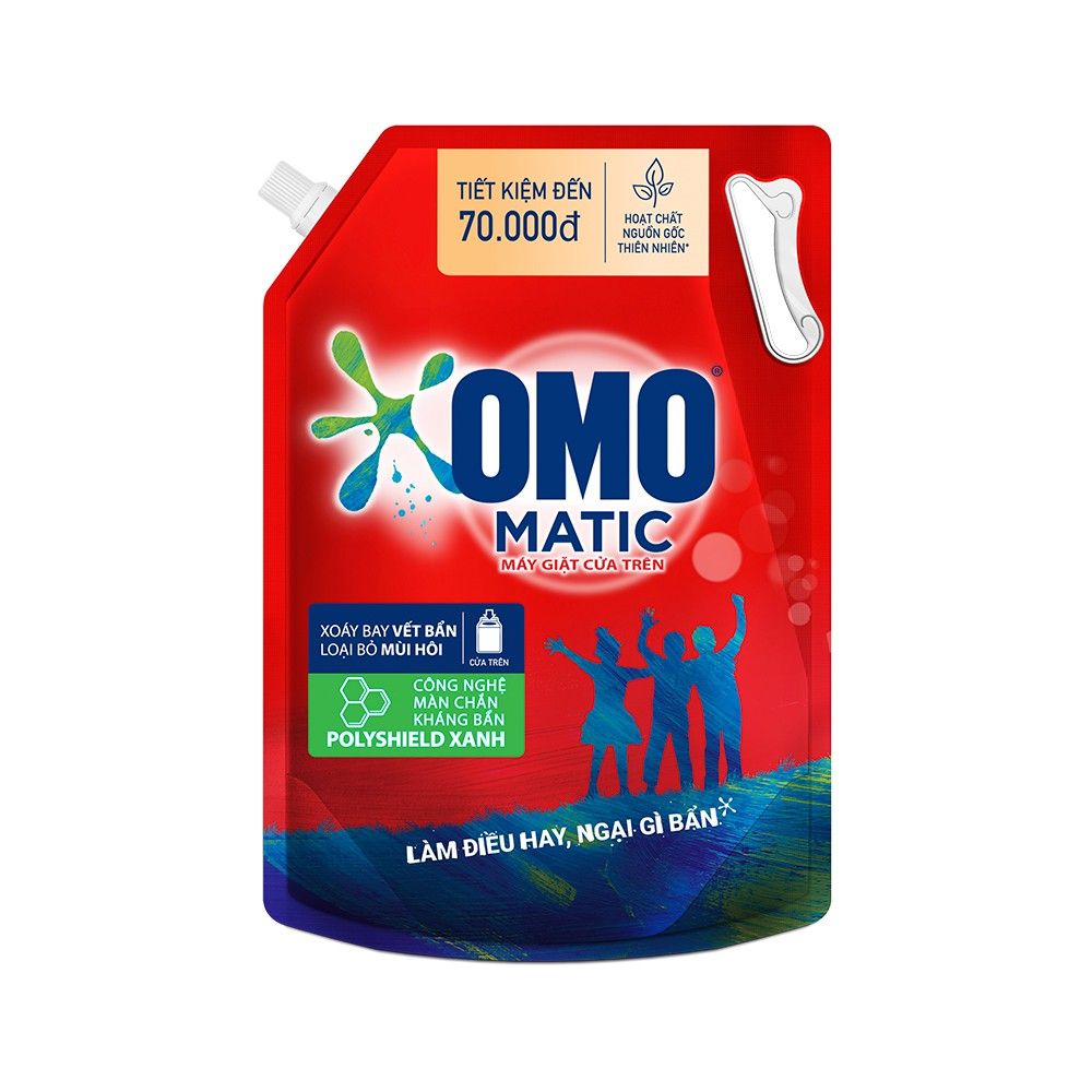 Nước Giặt Omo Matic - Máy Giặt Cửa Trên (Túi 3L)