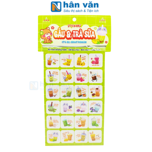 Stickers Gấu & Trà Sữa - Liên Hiệp Thành USGVTS