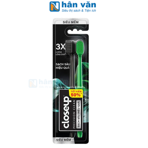 Bộ 2 Bàn Chải Đánh Răng Closeup Precision Clean