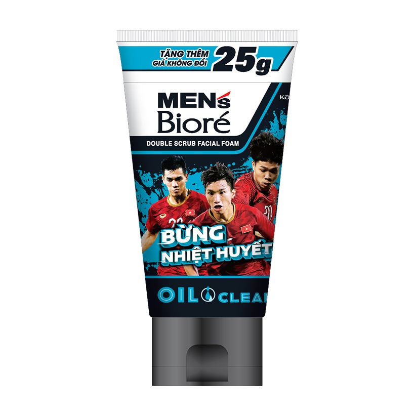 MensBiore Sữa Rửa Mặt Sạch nhờn - 100g