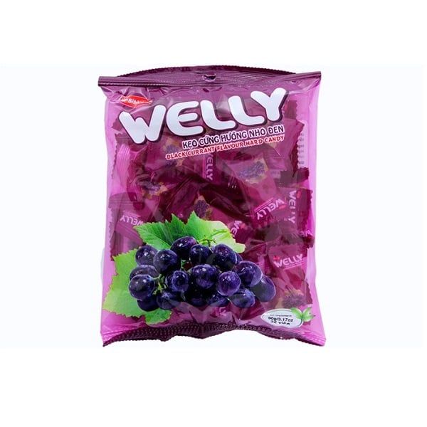 Kẹo Welly nho túi 90g*80