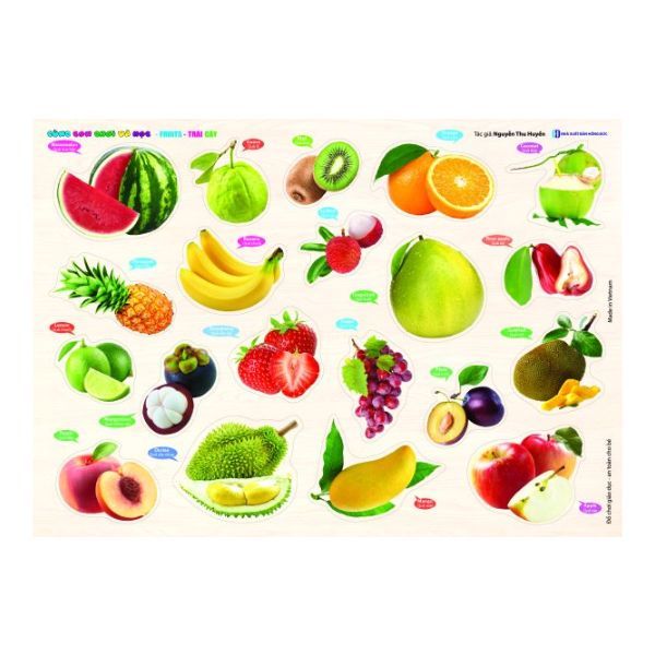 Cùng con chơi và học - Fruits - Trái cây