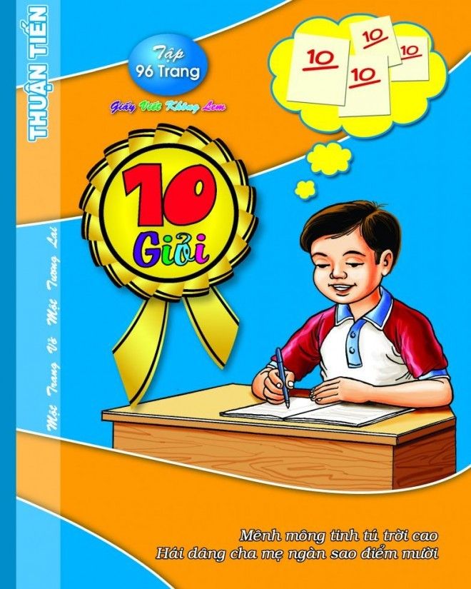 Tập Học Sinh Tân Thuận Tiến 96 Trang - 10 Giỏi