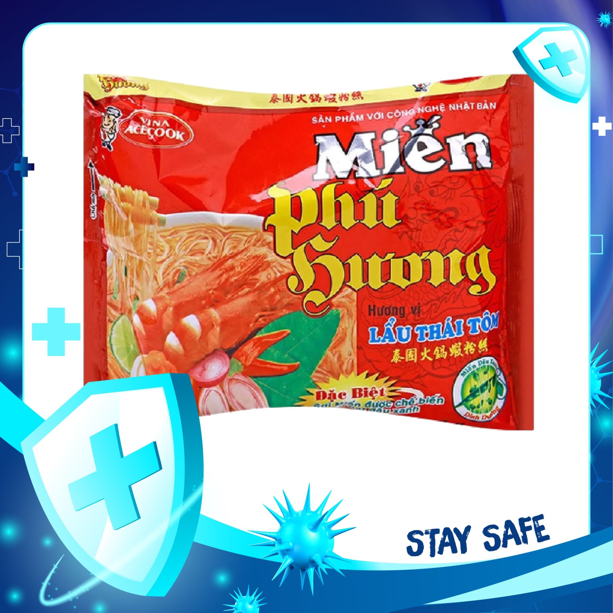 Miến Phú Hương - Hương Vị Lẩu Thái Tôm (63g)