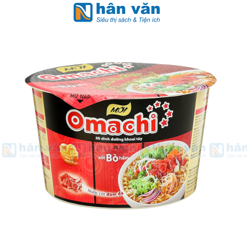 Mì Khoai Tây Omachi Xốt Bò Hầm - Tô 92g