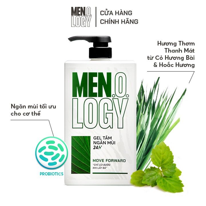 Gel Tắm Ngăn Mùi 24h Move Forward - 630ml - Men.O.Logy