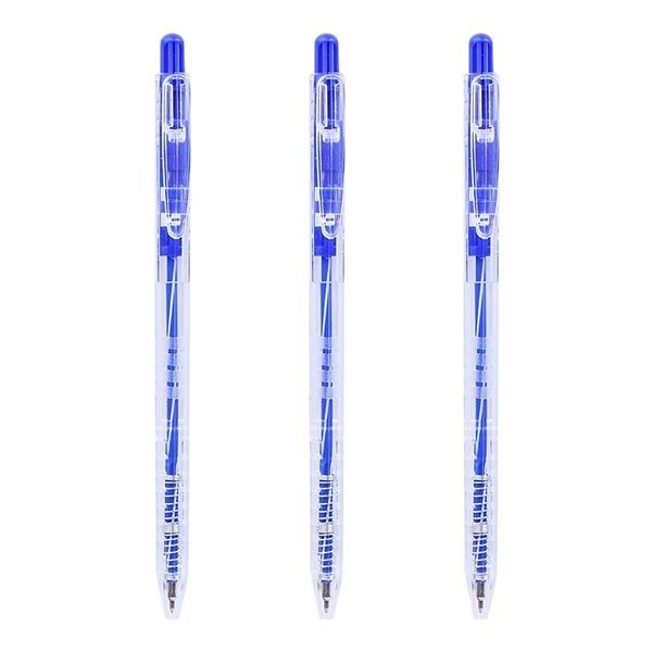 Bút Bi TL-089 - Mực Xanh - Thiên Long - Vỉ 3 Cây