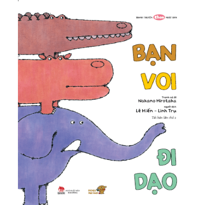 Tranh Truyện Ehon Nhật Bản - Bạn Voi Đi Dạo