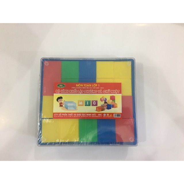 Môn Toán Lớp 1 - Bộ Hình Khối Lập Phương Và Hình Chữ Nhật - MIC