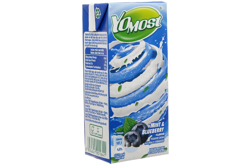 YO-MOST bạc hà - việt quốc 170ml