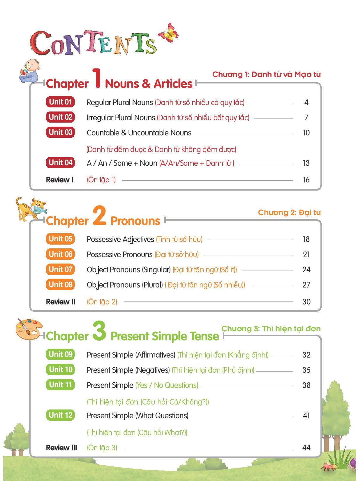 Aha Grammar Bài Tập Bổ Trợ Toàn Diện Ngữ Pháp Tiếng Anh Lớp 4 Theo Chủ Đề
