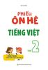  Phiếu Ôn Hè Tiếng Việt 2 