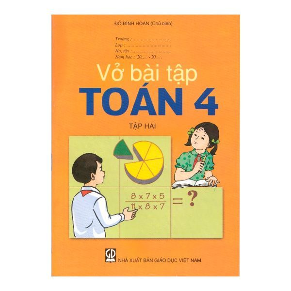 Vở Bài Tập Toán Lớp 4 - Tập 2 (Tái Bản 2020)