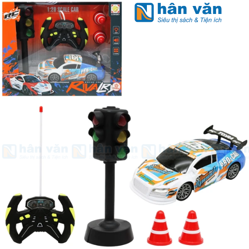 Đồ Chơi Mô Hình Siêu Xe Điều Khiển Từ Xa Và Đèn Giao Thông - Longbo 168-28O
