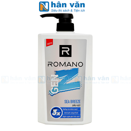 Dầu Gội Romano Gen Z Hương Sea Breeze 610g
