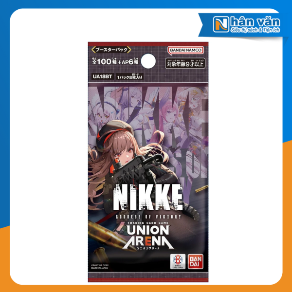 Bộ Cờ Chiến Thuật Union Arena UA18BT - Bộ Cờ Mở Rộng Phiên Bản Nikke - 1 Gói 6 Quận Cờ