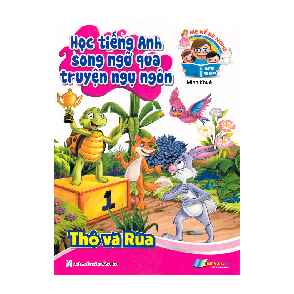 Học Tiếng Anh Song Ngữ Qua Truyện Ngụ Ngôn - Thỏ Và Rùa
