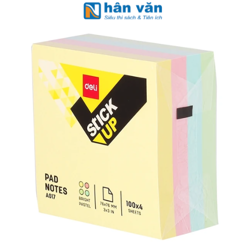 Giấy Ghi Chú Deli A01703 - 3x3 inch