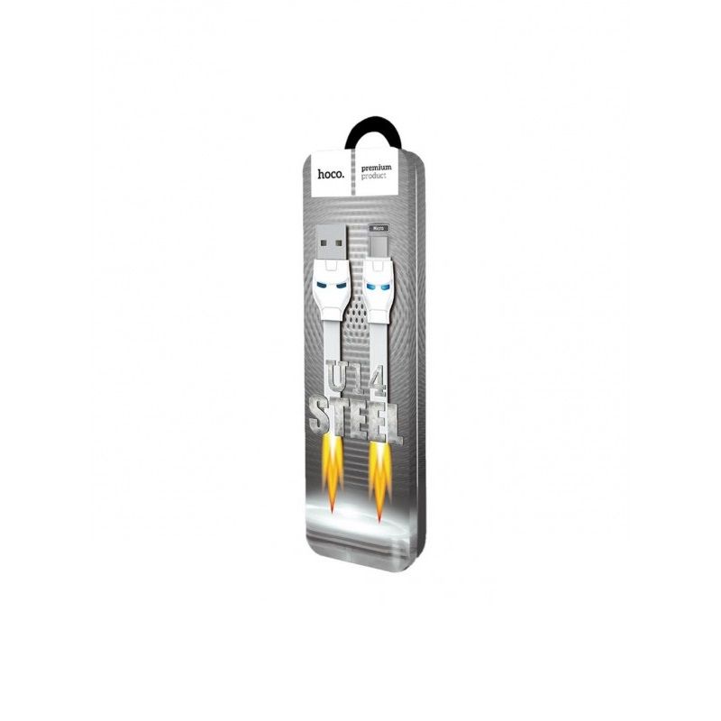 Cáp sạc HOCO U14 micro xám