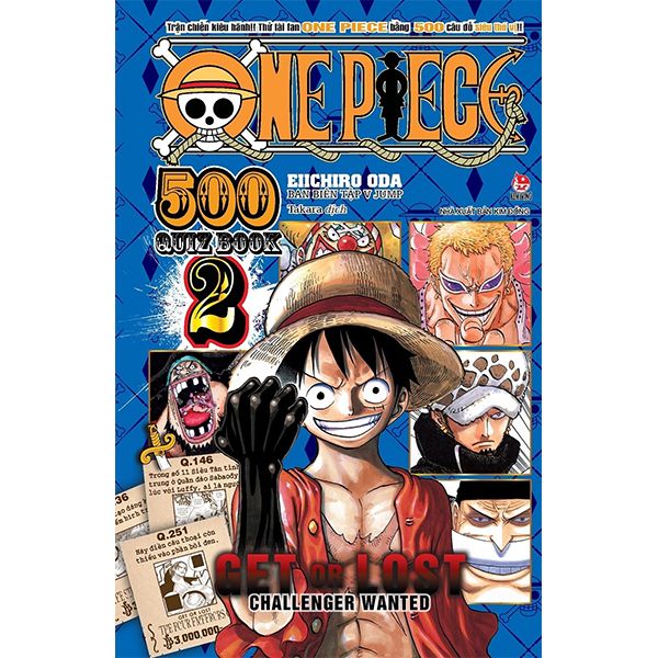 Bộ One Piece 500 Quiz Book - Tập 1 + Tập 2