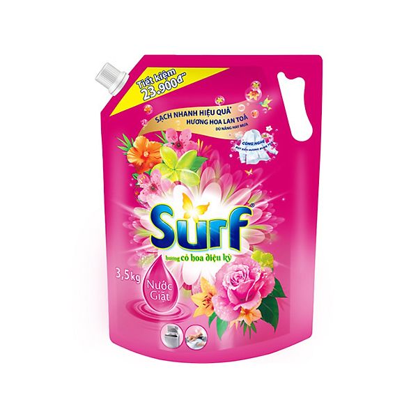 Nước Giặt Surf - Hương Cỏ Hoa Diệu Kỳ - 3.5kg