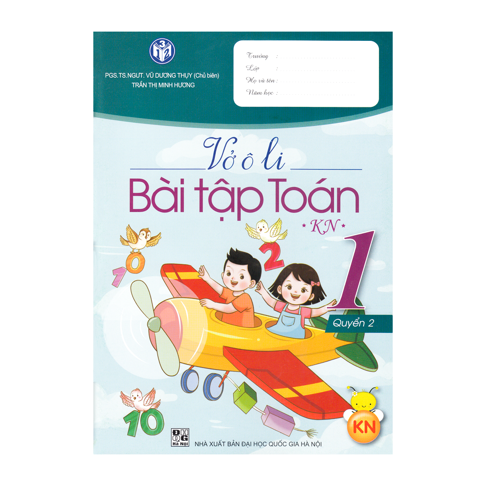 Vở Ô Li Bài Tập Toán 1 - Quyển 2 - Kết Nối