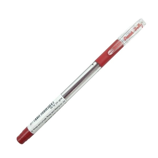 Bút bi nắp đậy- đỏ-Pentel-BK427_B