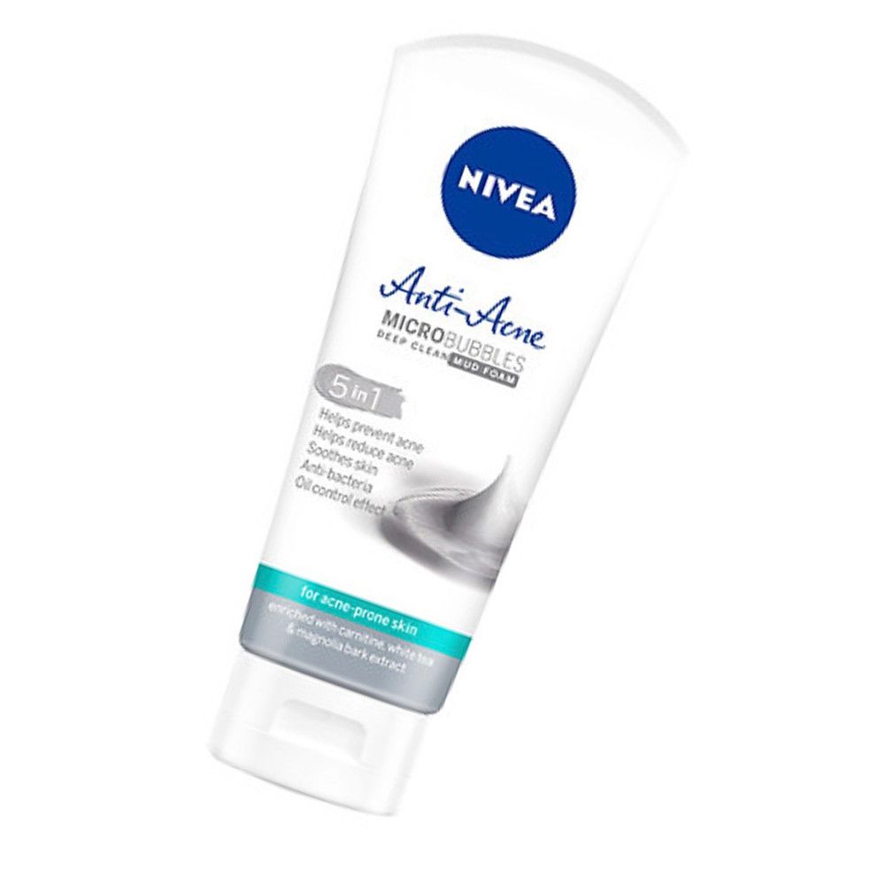  Sữa Rửa Mặt Nivea Tẩy Trang Khoáng Chất Ngừa Mụn - 100g 