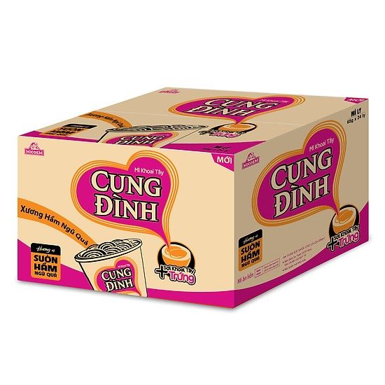 Mì Ly Khoai Tây Cung Đình Sườn Hầm Rau Củ (65g)