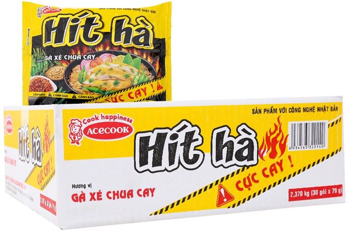 Mì Tôm Hít Hà - Vị Gà Xé Chua Cay ( 79g )