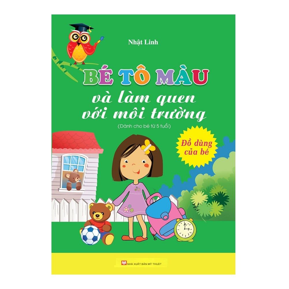 Bé Tô Màu Và Làm Quen Với Môi Trường - Đồ Dùng Của Bé