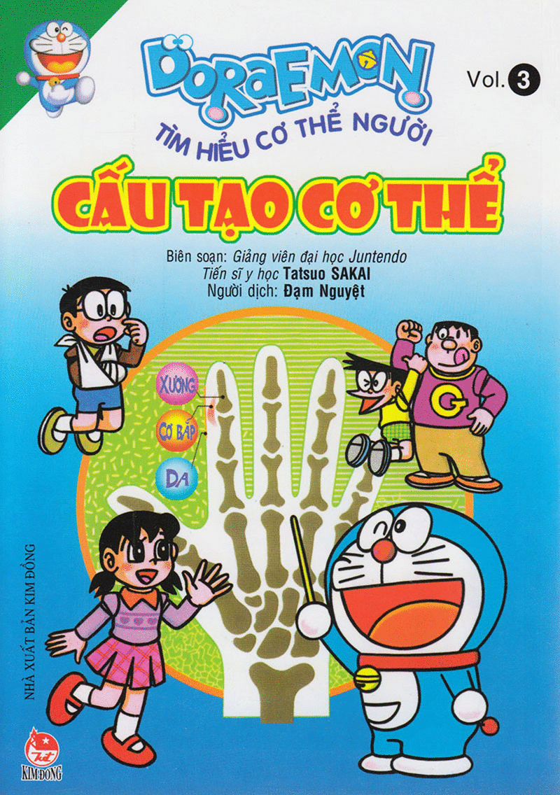 Doraemon Tìm Hiểu Cơ Thể Người - Vol 3 Cấu Tạo Cơ Thể