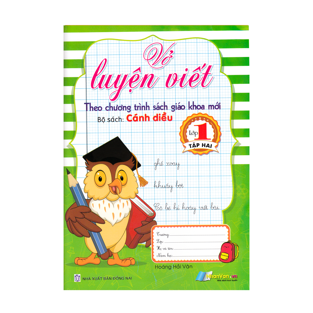 Vở Luyện Viết Lớp 1 - Tập 2 - Bộ Sách Cánh Diều