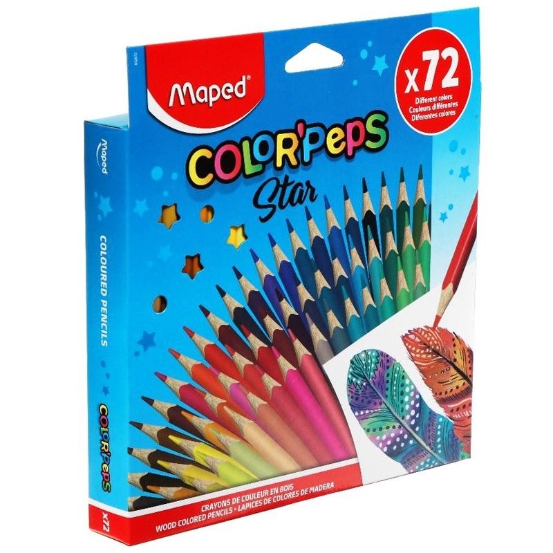 Chì Màu Maped Color'Peps Star 72 Màu - No.832072